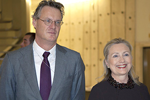 Lucky Number Seven? Paul van den IJssel and Secretary of State Hillary Rodham Clinton
