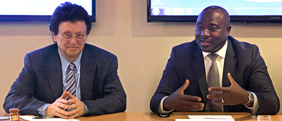 Dr. William Potter and Dr. Lassina Zerbo