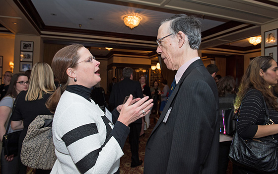 Laura Holgate and Ed Levine, CNS 25th Anniversary in Washington, DC on March 25, 2015