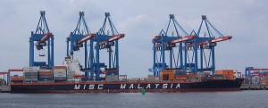 Tracking Growth in Dual Use Commodities: Malaysian Vessel at Container Terminal