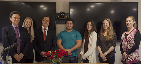 William Potter, Alexei Arbatov, and CNS students