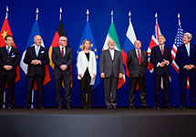 Negotiations about Iranian Nuclear Program - the Ministers of Foreign Affairs and Other Officials of the P5+1 and Ministers of Foreign Affairs of Iran and EU in Lausanne (Src: Wikimedia Commons)