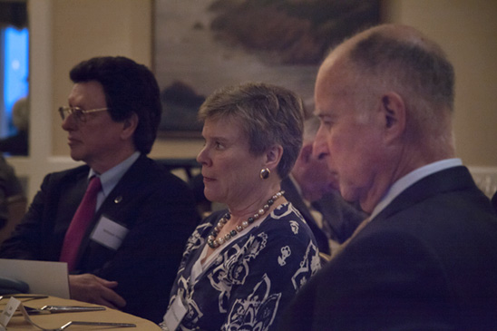 CNS Director Dr. William Potter, US Under Secretary of State Rose Gottemoeller, Governor Jerry Brown