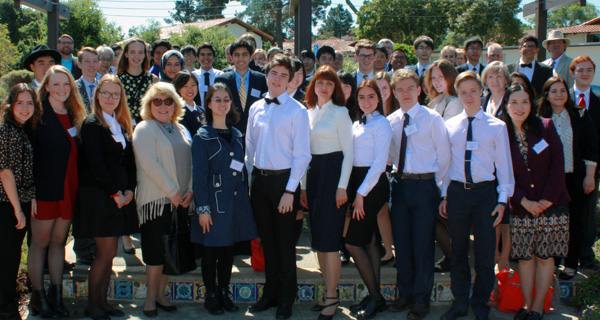 CIF participants from Japan, the United States and Russia at Santa Catalina School