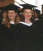Graduates Faith Stackhouse and Beth Anne Bowers