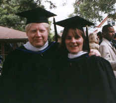 Grads Victor Vasquez and Denise Bartlett