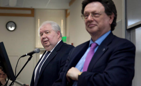 Ambassador Sergey Kislyak and CNS Director William Potter