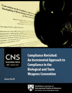 OP#31: Revisiting Compliance in the Biological Weapons Convention
