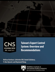 Taiwan’s Export Control System: Overview and Recommendations