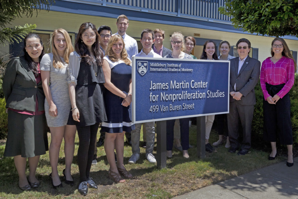 Summer 2018 Interns with CNS Director Dr. William Potter and Project Manager Masako Toki