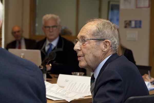 Former Defense Secretary William Perry was one of the guests at he James Martin Center for Nonproliferation Studies at Middlebury Institute of International Studies in Monterey on Tuesday. (Eduardo M. Fujii/CNS)