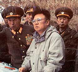 Kim Jong Il and senior military officers of the Korean Peoples Army