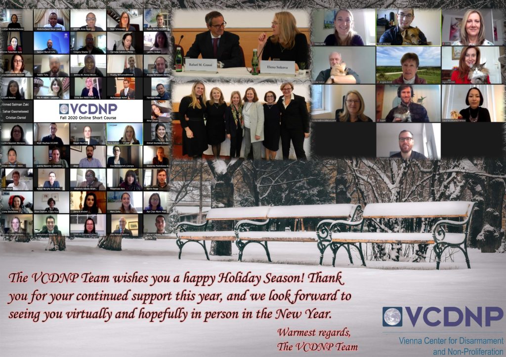 Happy Holidays 2020 from the VCDNP