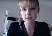 Hanna Notte on webcam