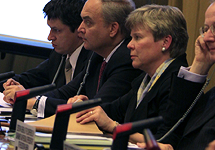 Rose Gottemoeller at the negotiations of the New Start Treaty