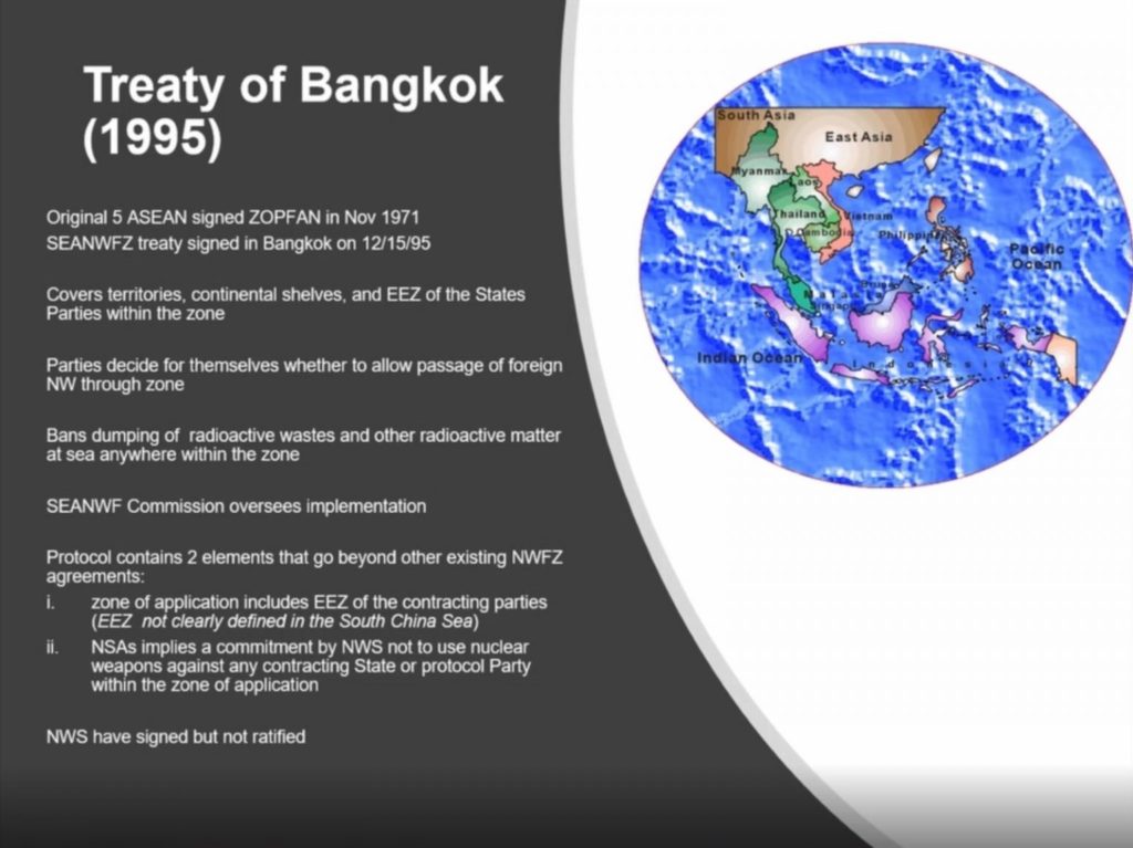 Treaty of Bankok (1995) details