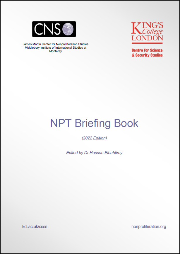 NPT Briefing Book 2022 Now Available James Martin Center for