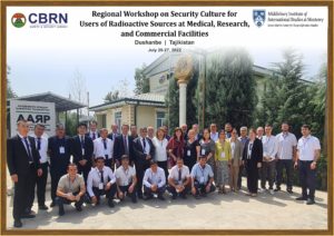 CNS Supports Radioactive Source Users in Central Asia and Azerbaijan in Improving Security Culture