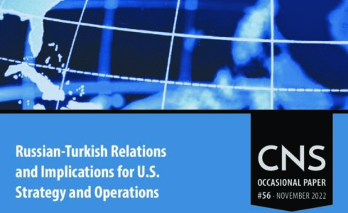 Cover of OP#56: Russian-Turkish Relations and Implications for U.S. Strategy and Operations