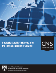 Cover of the paper: Strategic Stability in Europe after the Russian Invasion of Ukraine