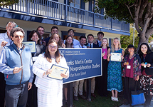 CNS Summer Undergraduate Fellows Share Research Projects at Event with Major Supporters