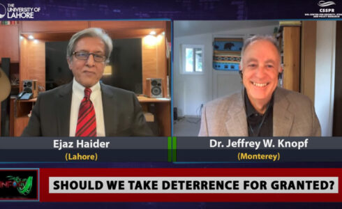 Jeffrey Knopf interviewed on InFocus With Ejaz Haider EP 49: Should We Take Deterrence for Granted?