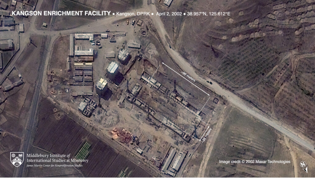 Figure 2: The Kangson Uranium Enrichment Facility, south of Pyongyang.