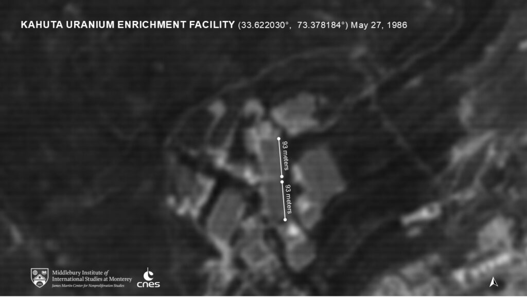 Figure 4: The Kahuta Uranium Enrichment Facility in 1986.