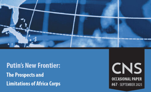 Cover of OP67: Putin's New Frontier: The Prospects and Limitations of Africa Corps
