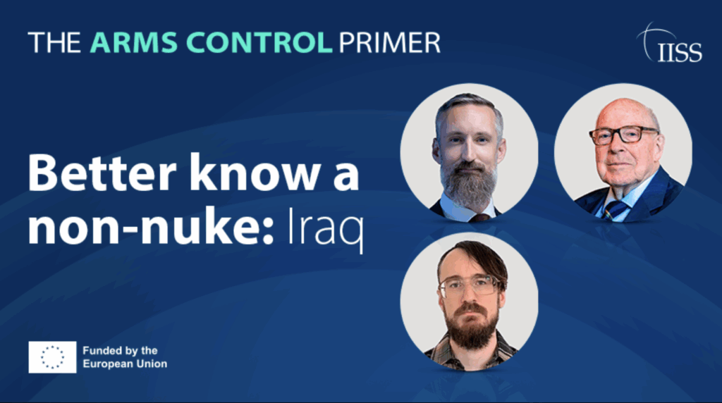International Institute for Strategic Studies podcast banner