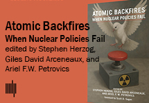 Book cover with a dove landing on the nuclear button