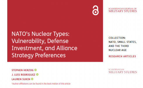 NATO’s Nuclear Types: Vulnerability, Defense Investment, and Alliance Strategy Preferences