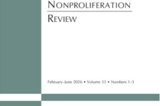Cover of The Nonproliferation Review (NPR)
