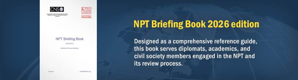 NPT Briefing book 2026 edition cover