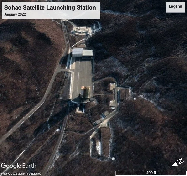 Satellite view of the Sohae Satellite Launching Station