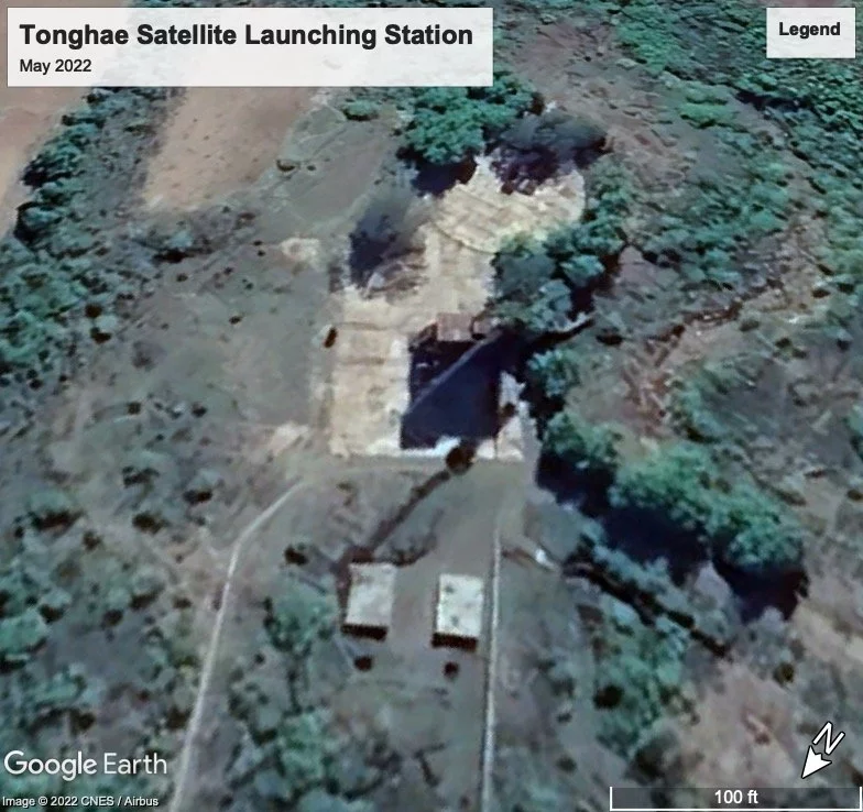 Satellite view of the Tonghae Satellite Launching Station