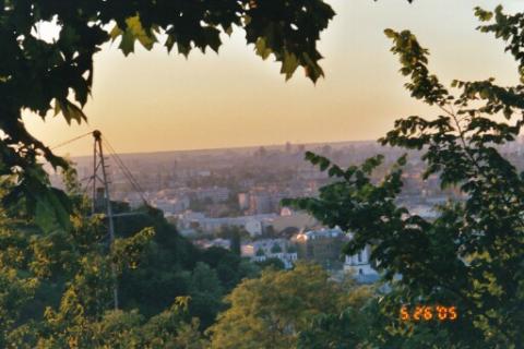 View from a top of a hill, Kiev, 2005