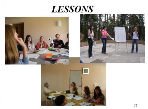 Camp Nadezhda. Lessons. Samara, 2005