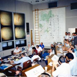 Test Control Center. Kearsarge Test, The Nevada Test Site. August 17, 1988