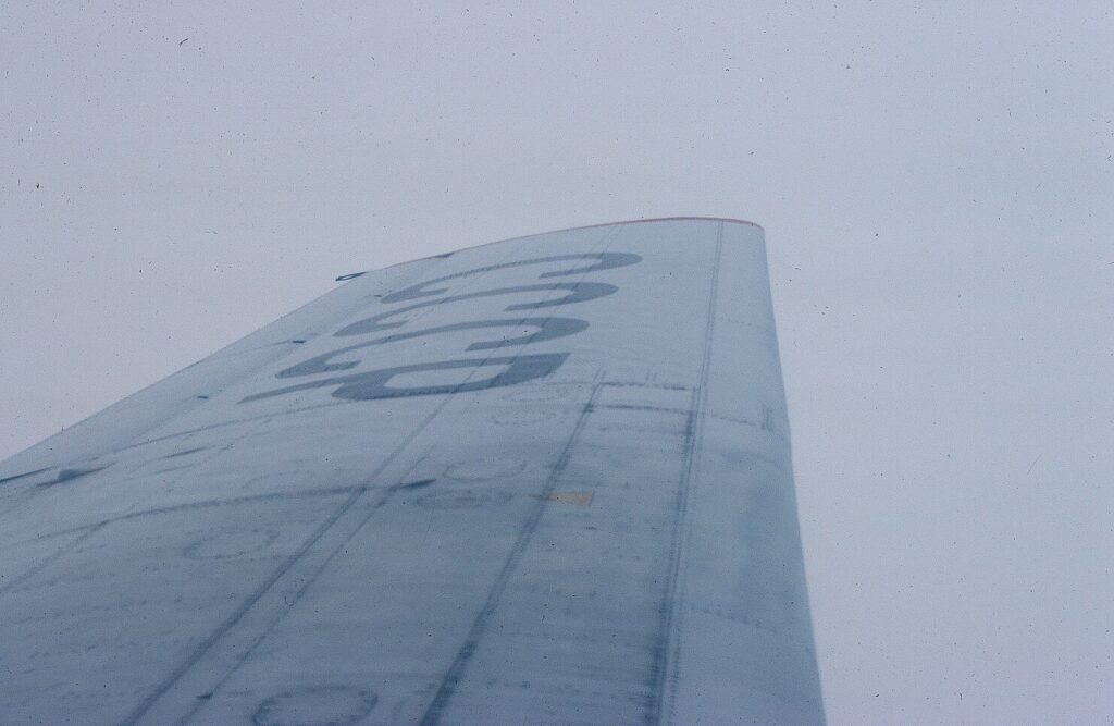 Photo taken inside a plane of the plane's wing
